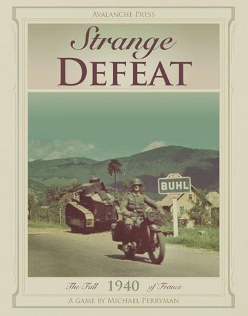 Strange Defeat: The Fall of France, 1940 (2006) Board Game