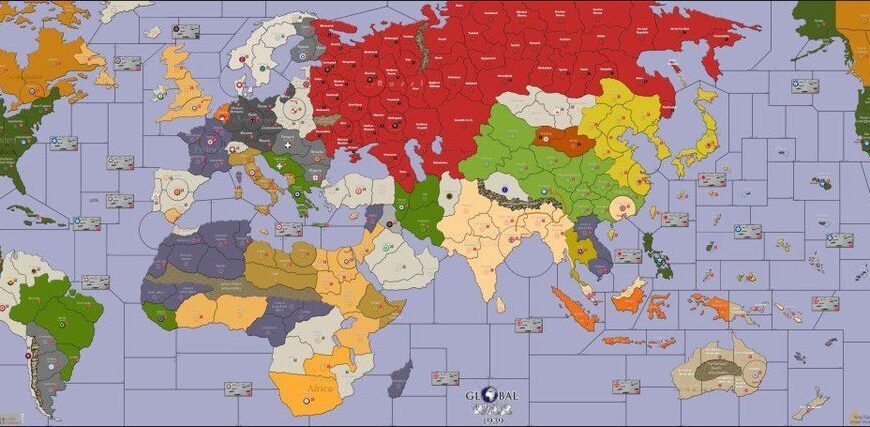 Global War 1939 (2011) Board Game