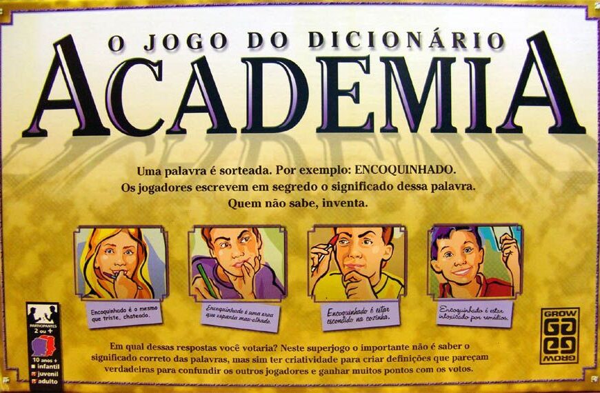 Academia (1989) Board Game