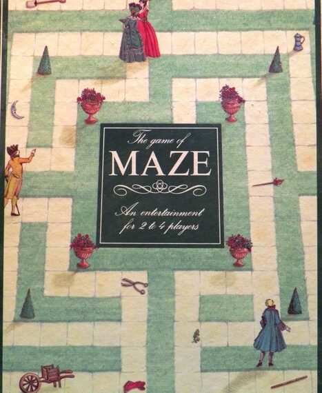 The Game of Maze (1990) Board Game
