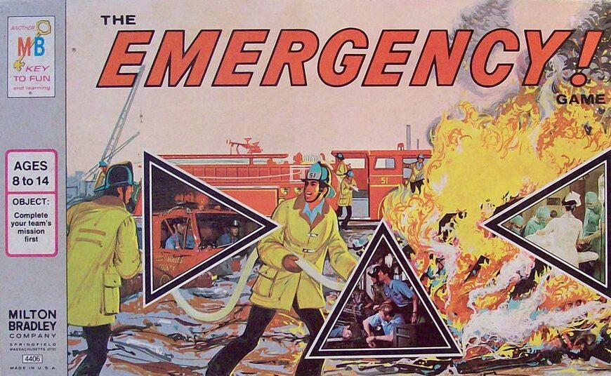The Emergency! Game (1973) Board Game