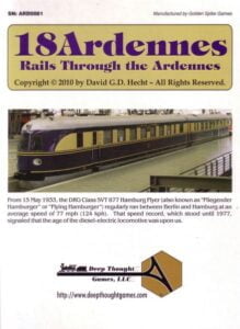 18Ardennes (2010) Board Game