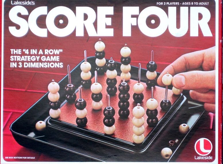 Score Four (1967) Board Game