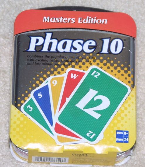 Phase 10 Masters Edition (2001) Board Game