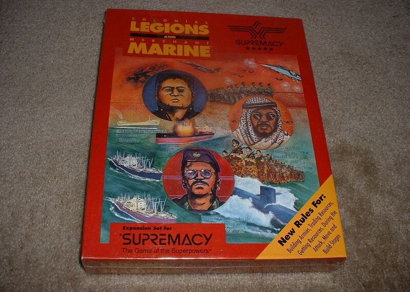 Supremacy: Colonial Legions and Merchant Marine (1994) Board Game