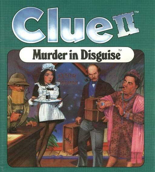 Clue II: Murder in Disguise VCR Mystery Game (1987) Board Game