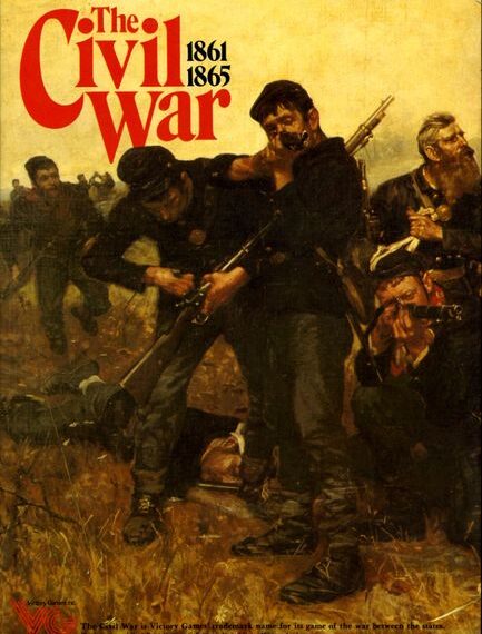 The Civil War 1861-1865 (1983) Board Game