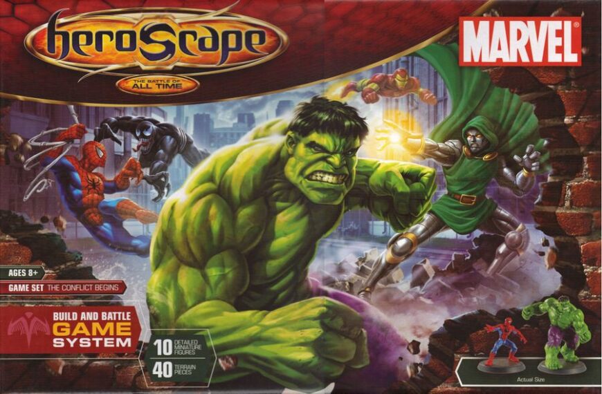 Heroscape Marvel: The Conflict Begins (2007) Board Game