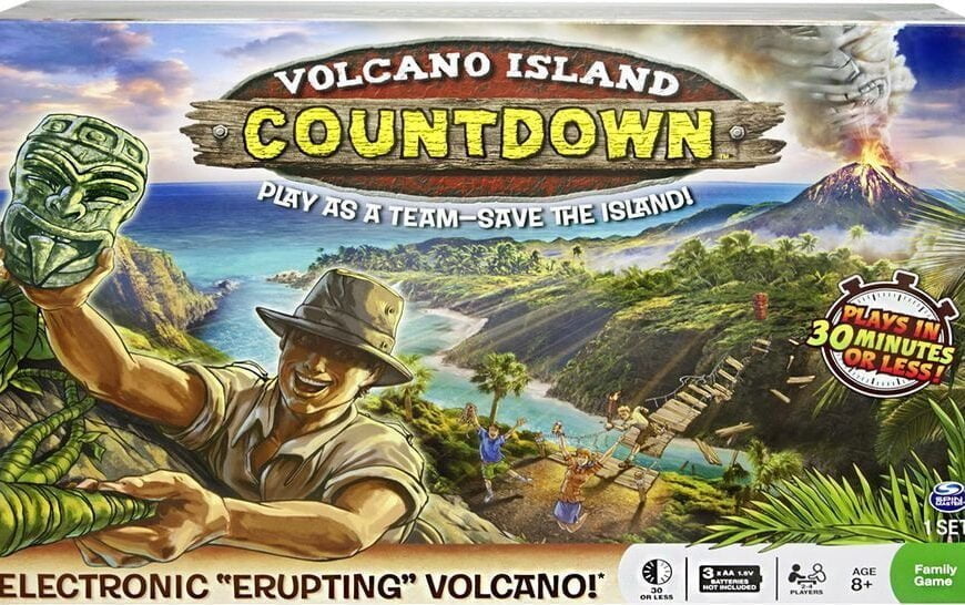 Volcano Island Countdown (2012) Board Game
