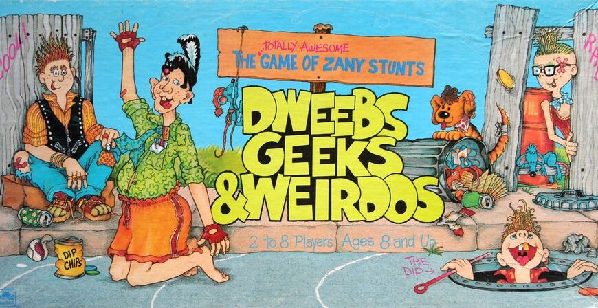 Dweebs Geeks & Weirdos (1988) Board Game