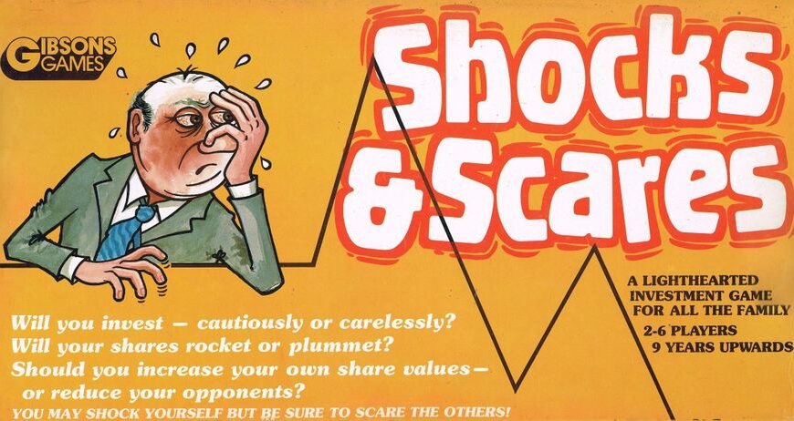 Shocks & Scares (1983) Board Game