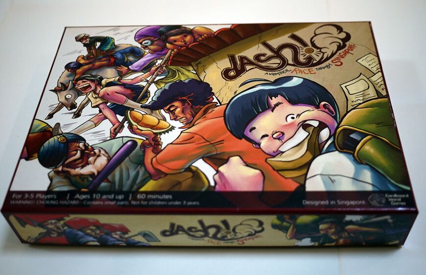 Dash! A whimsical race through Singapore (2012) Board Game