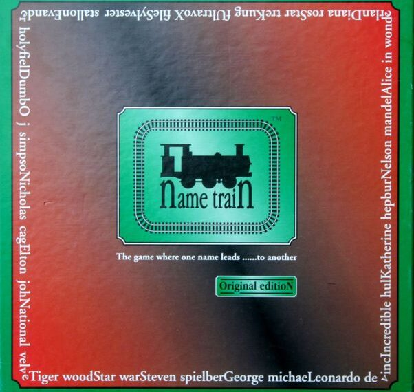 Nametrain (1993) Board Game