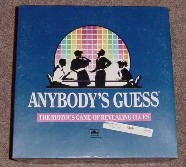 Anybody’s Guess (1990) Board Game