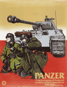 Panzer: A Tactical Game of Armored Combat on the Eastern Front, 1941-1945 (1979) Board Game