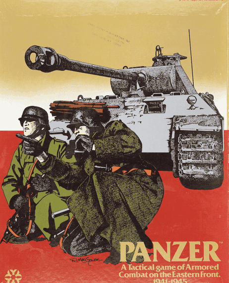Panzer: A Tactical Game of Armored Combat on the Eastern Front, 1941-1945 (1979) Board Game