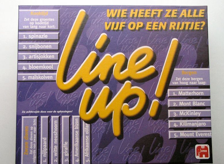 Line Up! (2002) Board Game