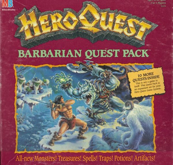 HeroQuest: Barbarian Quest Pack (1992) Board Game