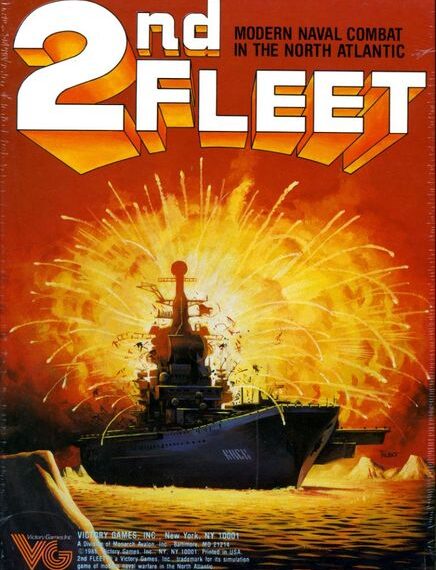2nd Fleet: Modern Naval Combat in the North Atlantic (1986) Board Game