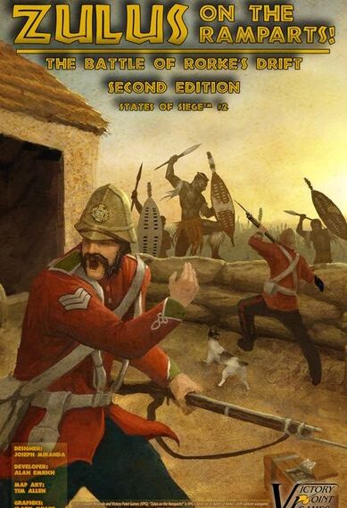 Zulus on the Ramparts!: The Battle of Rorke’s Drift – Second Edition (2009) Board Game