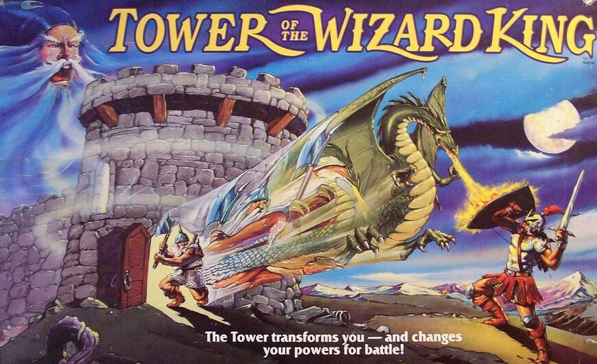 Tower of the Wizard King (1993) Board Game