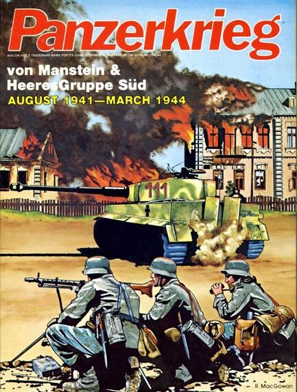 Panzerkrieg: von Manstein & HeeresGruppe Süd (1978) Board Game