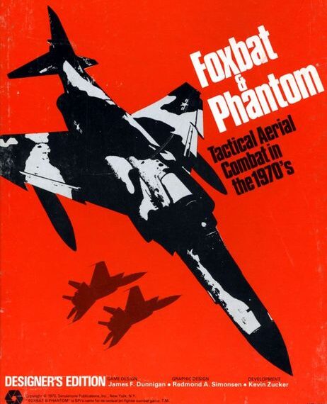 Foxbat & Phantom: Tactical Aerial Combat in the 1970’s (1973) Board Game