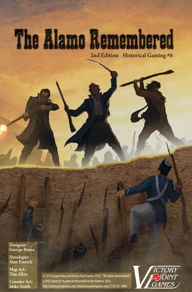 The Alamo Remembered (2011) Board Game