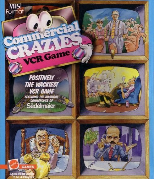 Commercial Crazies (1985) Board Game