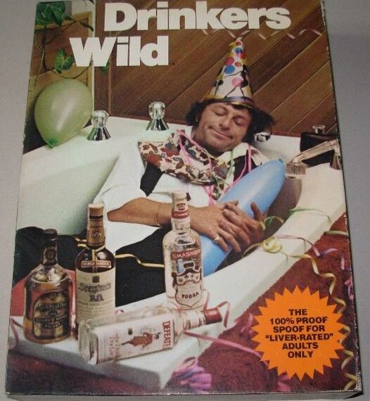 Drinkers Wild (1978) Board Game