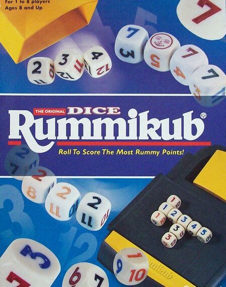 Rummikub Rummy Dice Game (1995) Board Game
