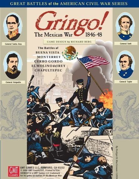 Gringo!: The Mexican War 1846-48 (2004) Board Game
