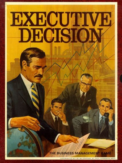 Executive Decision (1971) Board Game