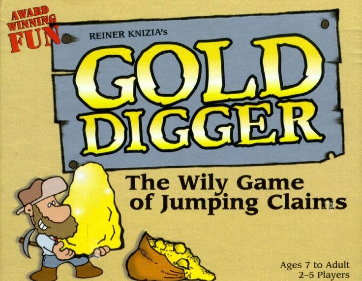 Gold Digger (1990) Board Game