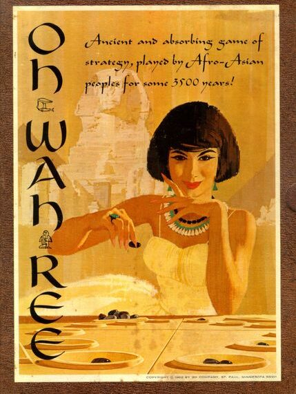 Oh-Wah-Ree (1962) Board Game