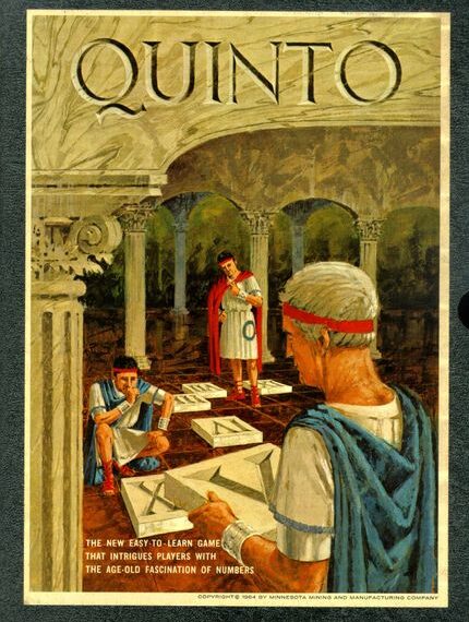 Quinto (1964) Board Game