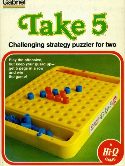 Take 5 (1977) Board Game