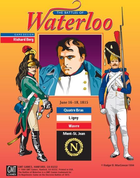 The Battles of Waterloo (1994) Board Game