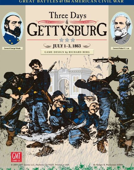 Three Days of Gettysburg (Third Edition) (2004) Board Game