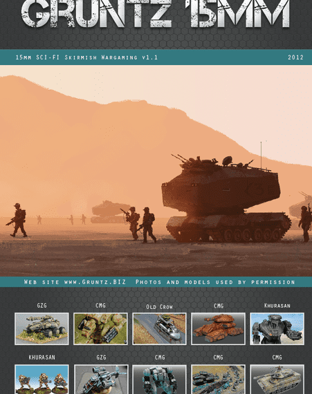 Gruntz 15mm Sci-Fi (2010) Board Game