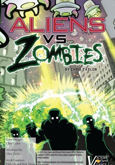 Aliens vs. Zombies (2013) Board Game