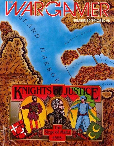Knights of Justice: The Siege of Malta, 1565 (1986) Board Game