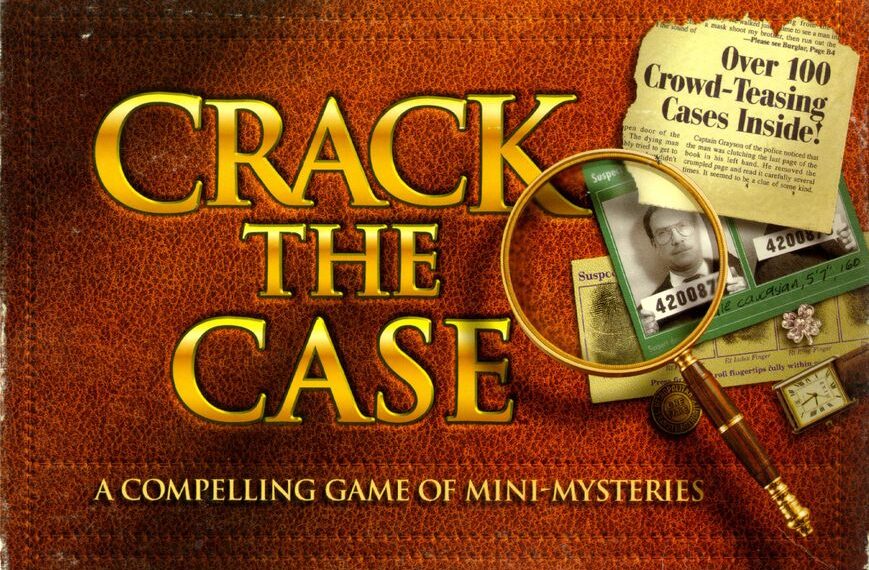 Crack the Case (1993) Board Game