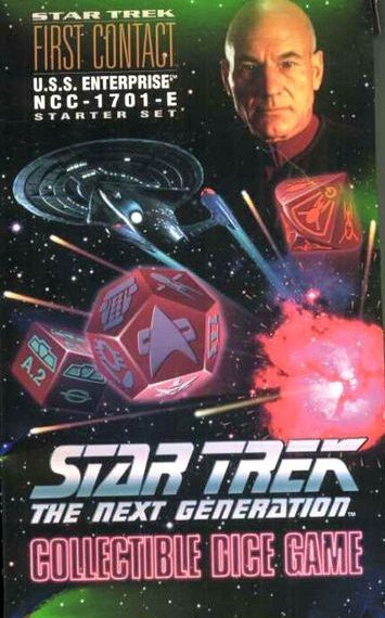 Star Trek: The Next Generation Collectible Dice Game (1996) Board Game
