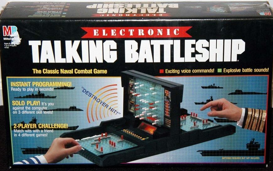 Electronic Talking Battleship (1989) Board Game