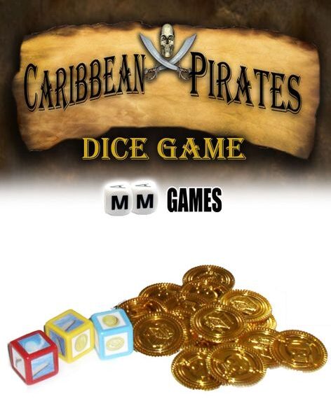 Caribbean Pirates Dice Game (2013) Board Game