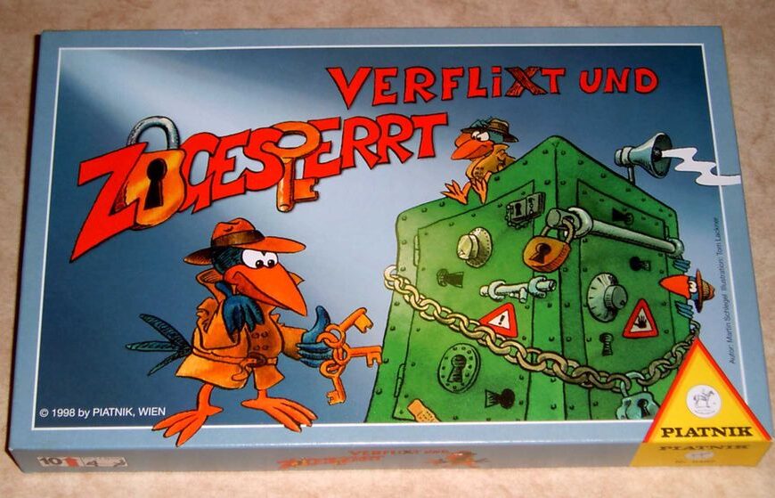 Verflixt und Zugesperrt (1998) Board Game