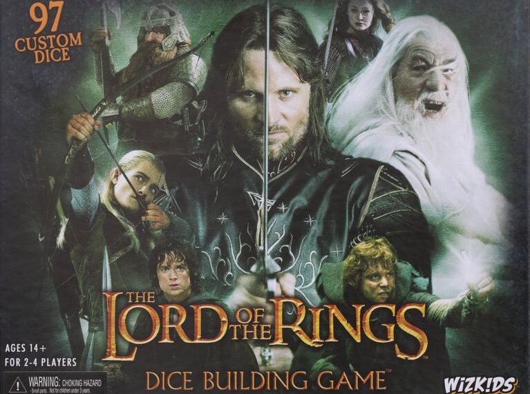 The Lord of the Rings Dice Building Game (2013) Board Game