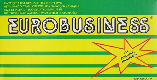 Eurobusiness (1983) Board Game