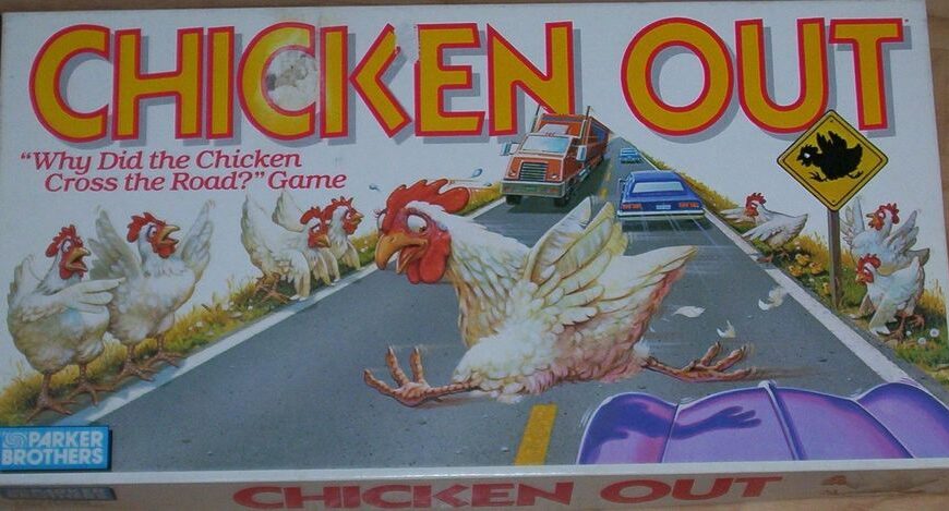 Chicken Out (1988) Board Game